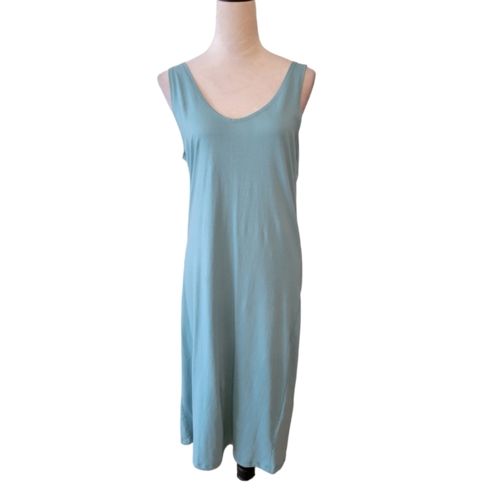 WVN for You Pale Blue Midi Organic Cotton Tank Dress Size‎ Medium